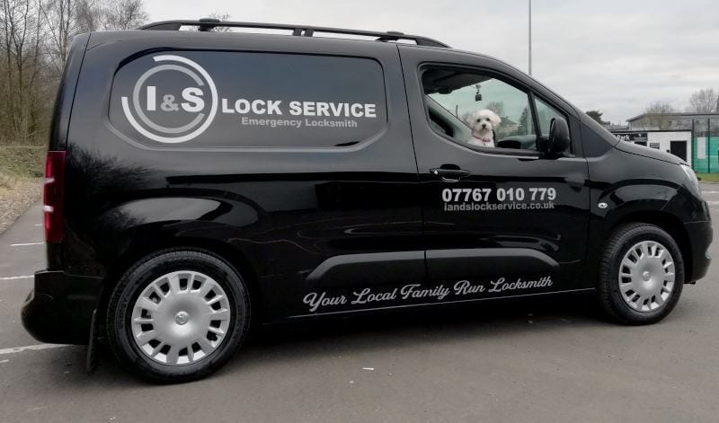 Locksmith Ayr liveried van Showing emergency Locksmiths Ayr Service